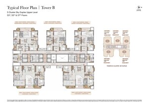 Master Plan in 3.5 BHK Apartment at Brigade Gateway, Kokapet – for Sale