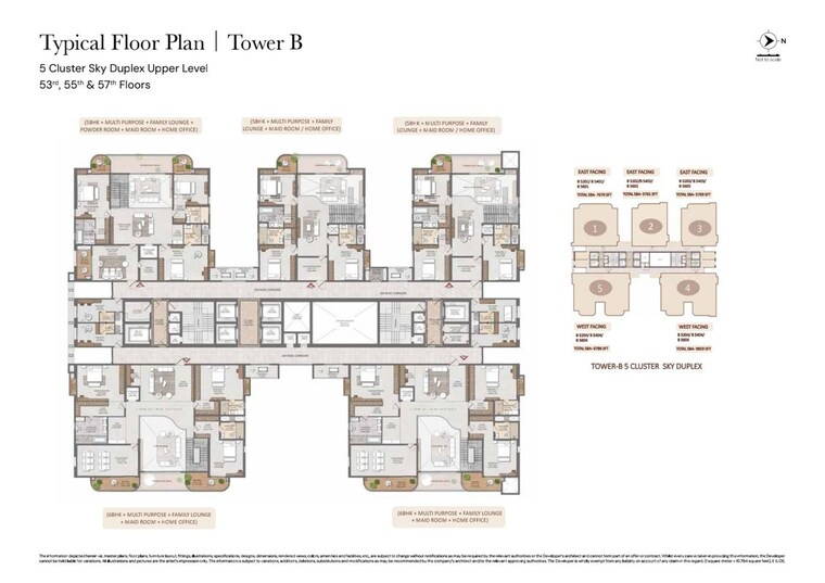 Master Plan, brigade-gateway 3.5 Bedroom 3062 Sq.Ft. Apartment In Kokapet Hyderabad 9824493