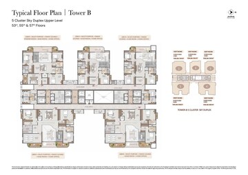 Master Plan in 3.5 BHK Apartment at Brigade Gateway, Kokapet – for Sale