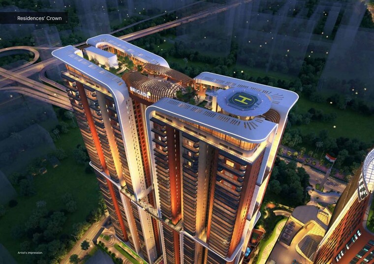 Exterior View, brigade-gateway 3.5 Bedroom 3064 Sq.Ft. Apartment In Kokapet Hyderabad 9824494
