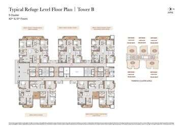 Floor Plan in 3.5 BHK Apartment at Brigade Gateway, Kokapet – for Sale