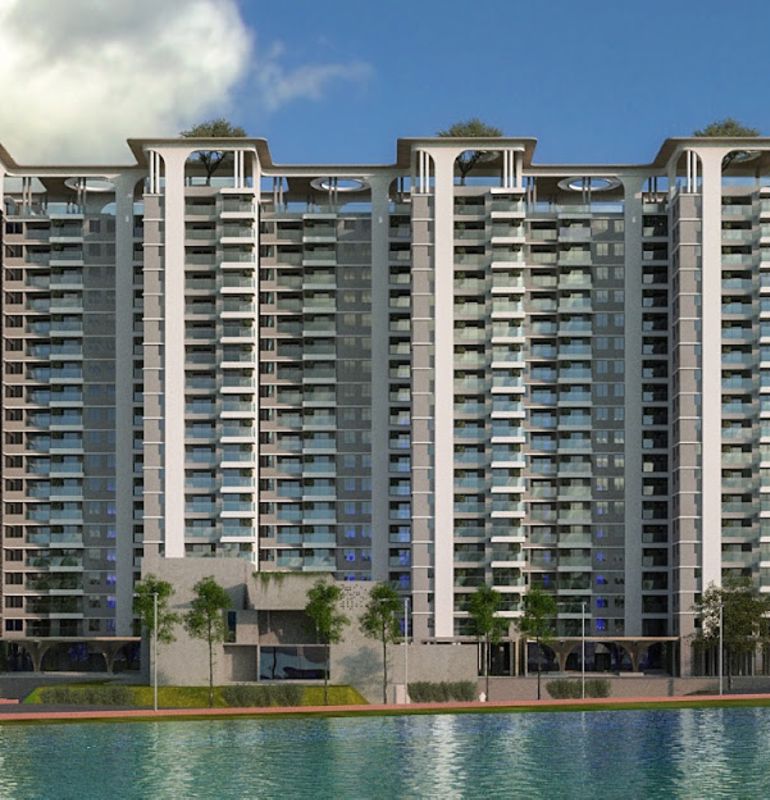 3.5 BHK + Study Room 2168 Sq.Ft. Apartment in NCC Urban Lake Springs