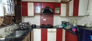 Kitchen in 3 BHK Builder Floor at Patiala Road – for Rent