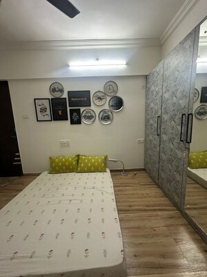 Bedroom in 3 BHK Apartment at Shelter Marvel, Kiwale – for Rent