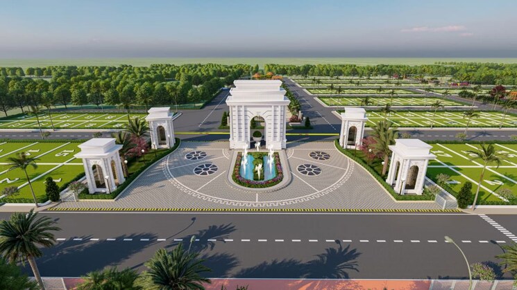 Exterior View, krishna-iscon-valley  1680 Sq.Ft. Plot In Gosainganj Lucknow 9825086