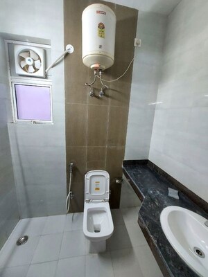 Bathroom in 5 BHK Builder Floor at Ansal API Esencia, Sector 67 – for Rent