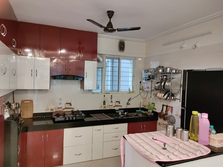 Kitchen, comfort-zone 3 Bedroom 1450 Sq.Ft. Apartment In Balewadi Pune 9825109