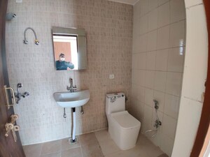 Bathroom in 2.5 BHK Apartment at UPAVP Ganga Yamuna And Hindon Enclave, Pratap Vihar – for Rent