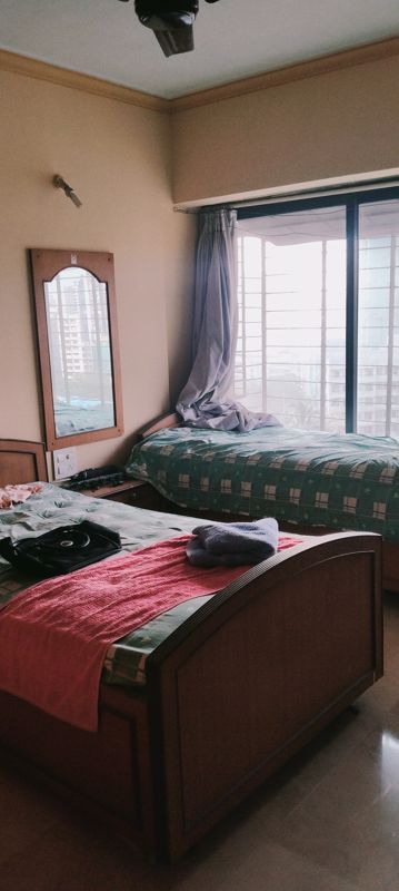 Bedroom in 3 BHK Apartment at Upvan Tower, Malad East – for Sale