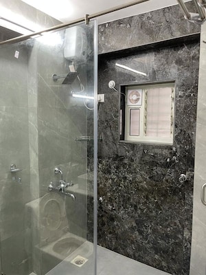 Bathroom in 2 BHK Apartment at Ajmera I Land Treon, Bhakti Park – for Rent