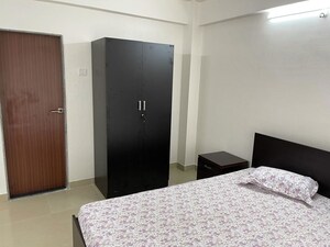 Bedroom in 2 BHK Apartment at Ajmera I Land Treon, Bhakti Park – for Rent