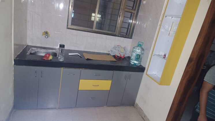 Kitchen, mahape 1 RK 400 Sq.Ft. Apartment In Mahape Navi Mumbai 9825354