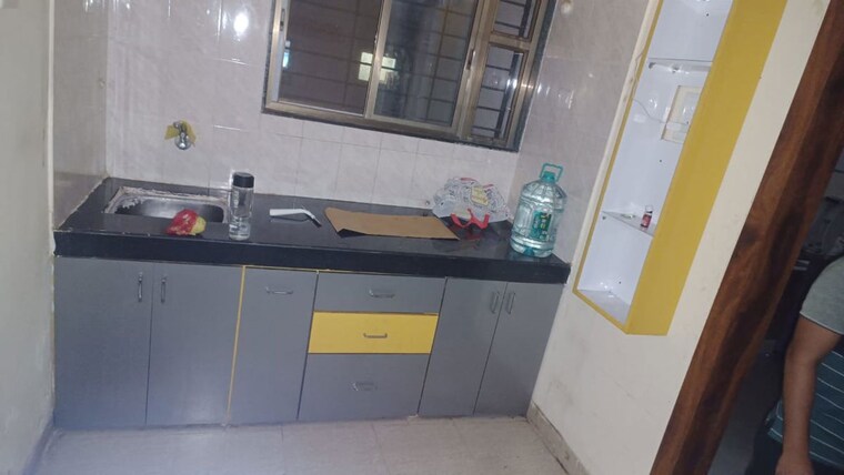Kitchen, mahape 1 RK 400 Sq.Ft. Apartment In Mahape Navi Mumbai 9825354