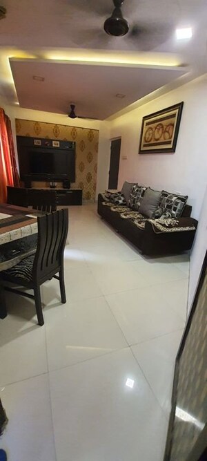 Living Room in 1 BHK Apartment at Sharada Vihar CHS, Kandivali West – for Rent