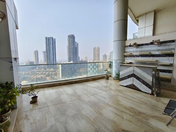 Balcony in 3 BHK Apartment at Enpar Lotus 101 Worli Residences, Lower Parel – for Rent