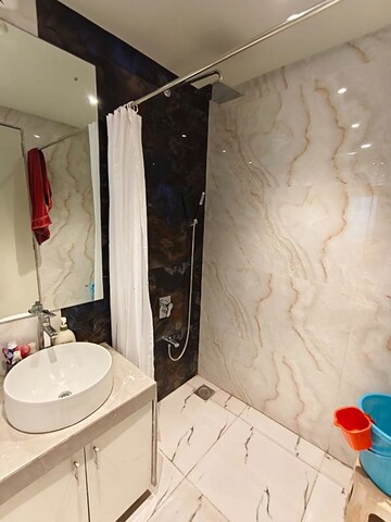 Bathroom in 3 BHK Apartment at Enpar Lotus 101 Worli Residences, Lower Parel – for Rent