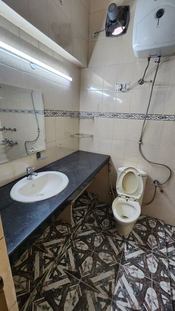 Bathroom in 3 BHK Builder Floor at Greater Kailash – for Rent
