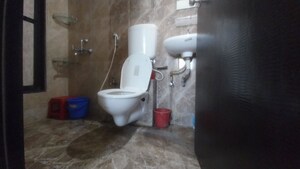 Bathroom in 1 BHK Apartment at Haware Estate, Kasarvadavali – for Rent