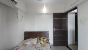 Bedroom in 1 BHK Apartment at Haware Estate, Kasarvadavali – for Rent