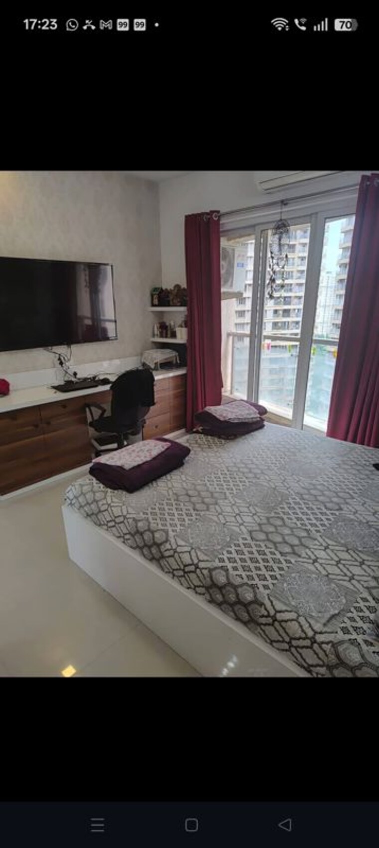 Bedroom, rushabh-mall 5 Bedroom 1800 Sq.Ft. Apartment In Manpada Thane 9825435
