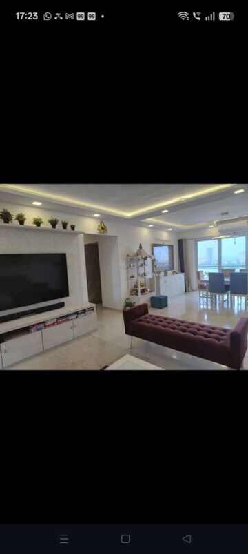 Living Room in 5 BHK Apartment at Rushabh Mall, Manpada – for Sale