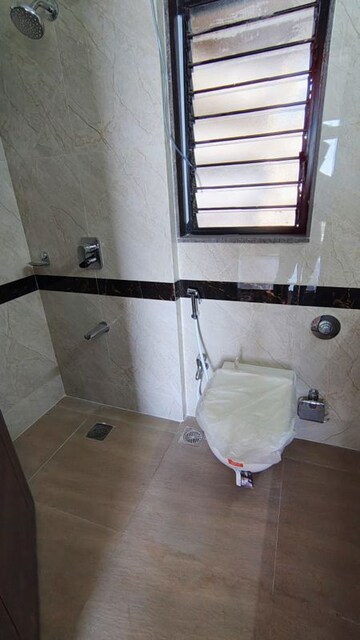 Bathroom in 2 BHK Apartment at K Raheja Interface Heights, Malad West – for Rent