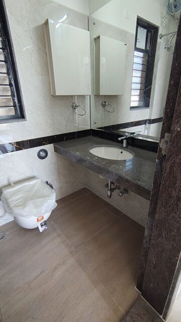 Bathroom in 2 BHK Apartment at K Raheja Interface Heights, Malad West – for Rent
