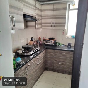 Kitchen in 3 BHK Apartment at Unitech The Residences Sector 33, Sector 33 – for Rent