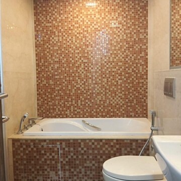 Bathroom in 3 BHK Apartment at Lodha The Park, Century Mills – for Rent