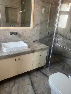 Bathroom in 4 BHK Builder Floor at Vasant Vihar – for Rent