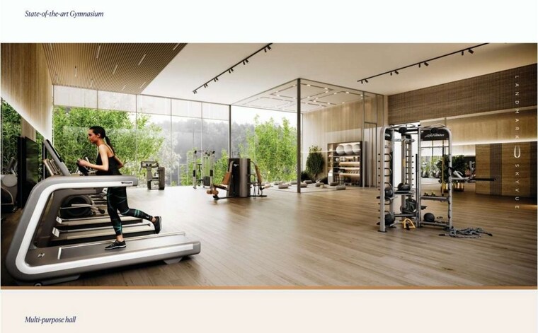 Gym, landmark-skyvue 4 Bedroom 3930 Sq.Ft. Apartment In Sector 103 Gurgaon 9825639