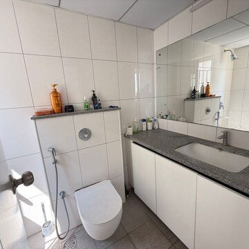 Bathroom in 3 BHK Apartment at Godrej Nurture Electronic City, Shikaripalya – for Rent