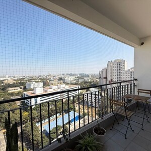 Balcony in 3 BHK Apartment at Godrej Nurture Electronic City, Shikaripalya – for Rent