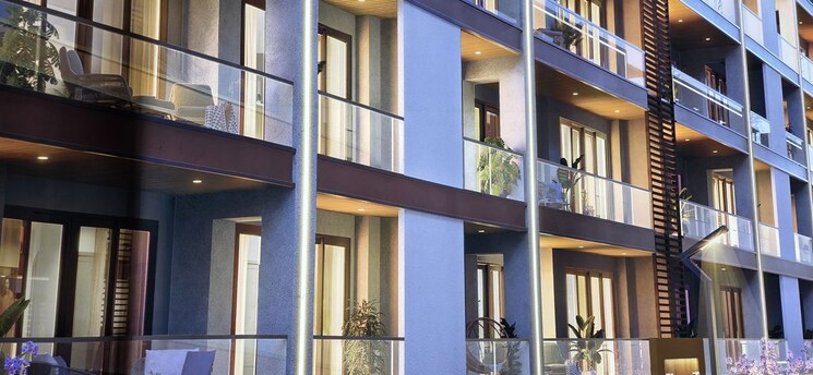 Exterior View, adani-samsara-ivana 4 Bedroom 2150 Sq.Ft. Builder Floor In Sector 63 Gurgaon 9825716