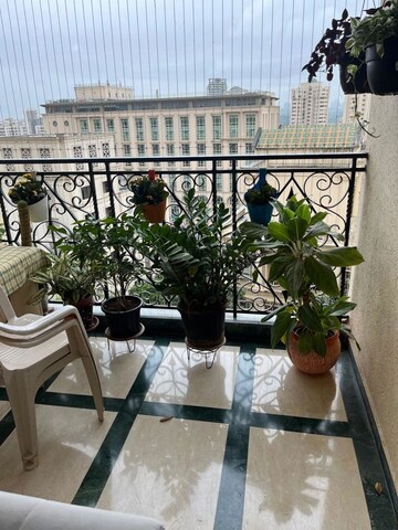 Balcony in 3 BHK Apartment at Hiranandani Gardens Glen Classic, Powai – for Sale