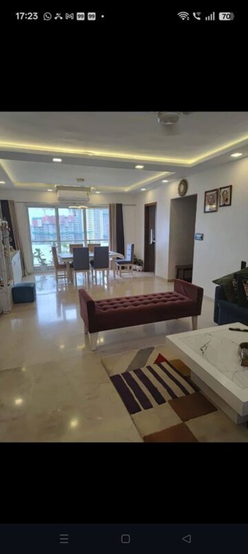 Living Room in 4 BHK Apartment at Soham Crystal Spires, Thane West – for Sale