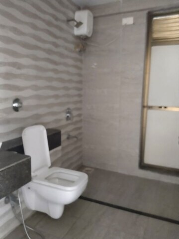 Bathroom in 3 BHK Apartment at Trishul Symphony, Kharghar – for Rent