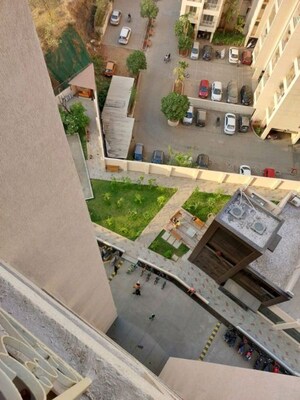 Balcony in 1 BHK Apartment at KIPL Morya, Kasarvadavali – for Rent