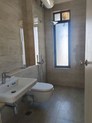 Bathroom in 2 BHK Apartment at Adani Ten BKC, Bandra East – for Rent