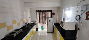Kitchen in 3.5 BHK Apartment at B K Chavan Oxygen Valley, Hadapsar – for Rent