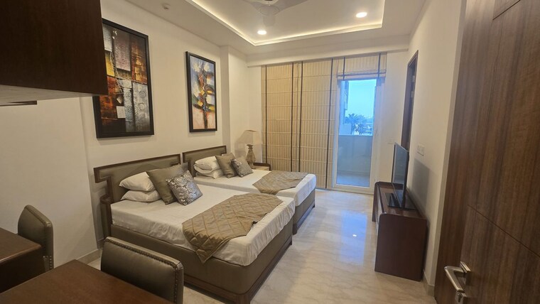 Bedroom, ambience-creacions 4 Bedroom 3975 Sq.Ft. Apartment In Sector 22 Gurgaon 9825943