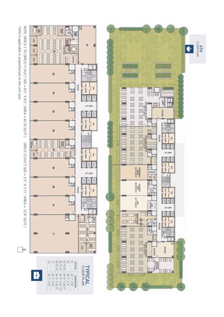 Master Plan, plutonium-business-park Commercial Office Space 3500 Sq.Ft. In Turbhe Navi Mumbai 9825939