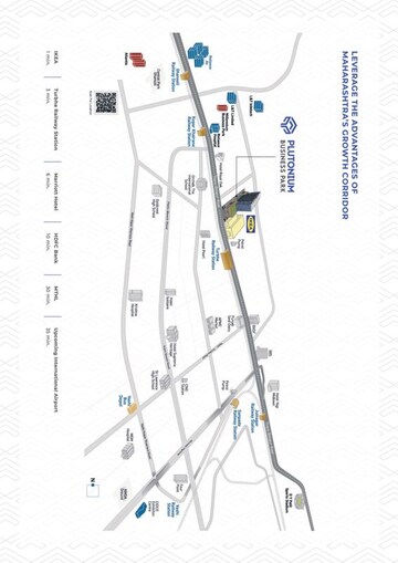  Office Space – Map Location View at Plutonium Business Park, Turbhe - for Sale