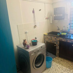 Bathroom in 2 BHK Apartment at Lokhandwala Complex – for Rent