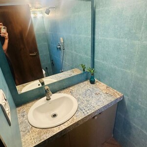 Bathroom in 2 BHK Apartment at Lokhandwala Complex – for Rent