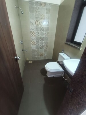 Bathroom in 3 BHK Apartment at Acme Avenue, Kandivali West – for Rent