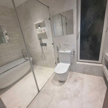 Bathroom in 3 BHK Apartment at Indiabulls Blu Tower A, Worli – for Rent