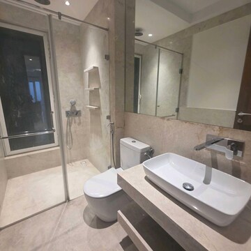 Bathroom in 3 BHK Apartment at Indiabulls Blu Tower A, Worli – for Rent