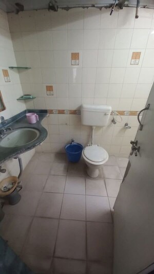 Bathroom in 3 BHK Apartment at Goel Ganga Hill Mist Garden, Kondhwa – for Sale