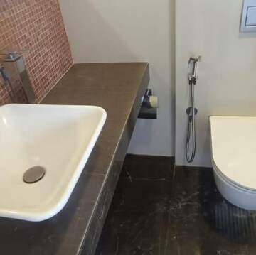 Bathroom in 3 BHK Apartment at Lodha The Park, Century Mills – for Rent